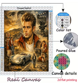 Preview: Diamond Painting James Dean